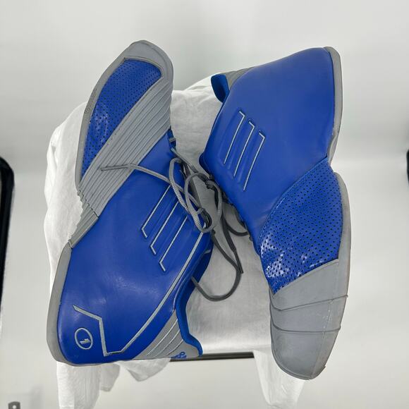 VTG 2012 Mens Royal Blue Grey Adidas NBA T-Mac 1 Retro Basketball Shoes Sz 14 main image 6